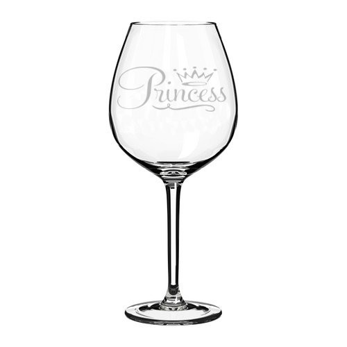 Wine Glass Goblet Princess Fancy 20 oz Jumbo