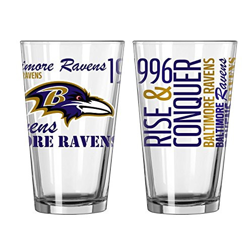 Baltimore Ravens Official NFL 16 fl. oz. Spirit Pint Glass