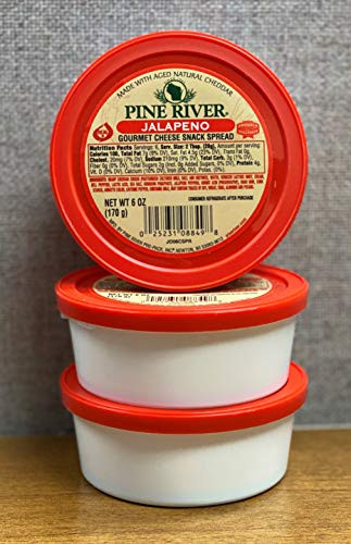 Pine River Jalapeno cheese spread 6 oz. - set of 3