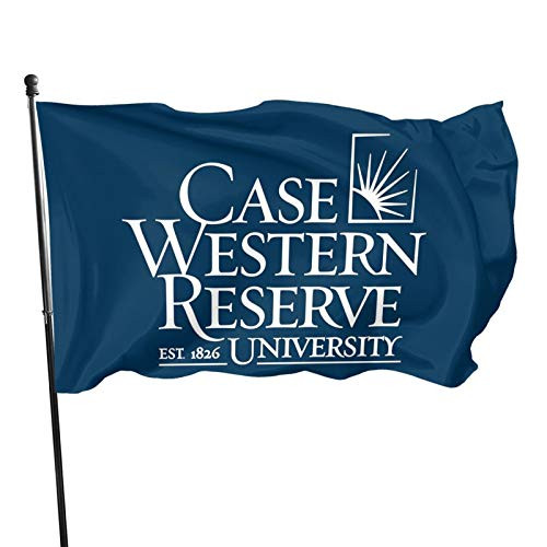 Case Western Reserve University 3x5 Foot Indoor/Outdoor Flag, Vivid Color and UV Fade Resistant, Brass Grommets