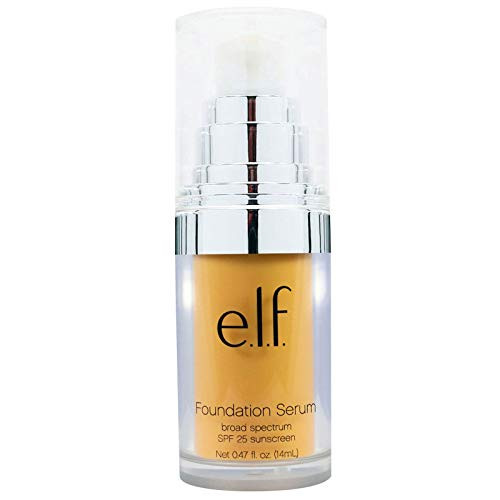 e.l.f. Cosmetics, Beautifully Bare Foundation Serum, Broad Spectrum SPF 25 Sunscreen, Light/Medium, 0.47 fl oz e.l.f. Cosmetics, Beautifully Bare Foundation Serum, Broad Spectrum SPF 25 Sunscreen, Light/Medium, 0.47 fl oz