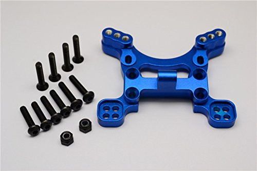 GPM Axial Yeti AX90026  and  Yeti Score AX90068 Upgrade Parts Aluminum Front Shock Tower - 1 Set Blue