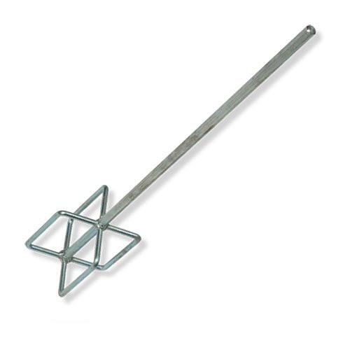 Midwest Rake 47429 Box Mixer, 5" Diameter, 7/16" x 23" Hex Shaft