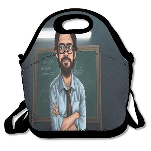 Hittoliy El Profesor Lunch Handbags, Outdoor suitcases, Lunch Boxes for Boys and Girls