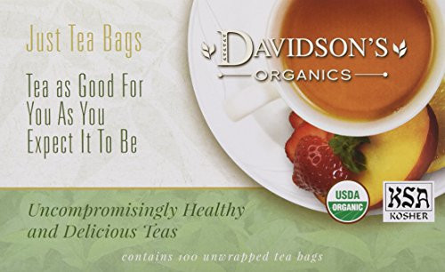Davidson's Tea Chamomile Flower, 100-Count Tea Bags