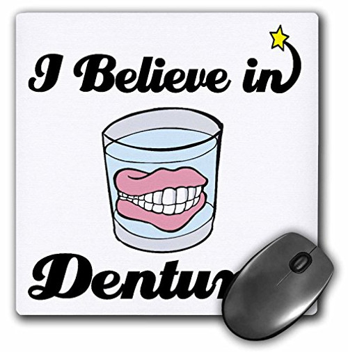 3D Rose I Believe In Dentures Matte Finish Mouse Pad - 8 x 8 - mp_105093_1 3D Rose I Believe In Dentures Matte Finish Mouse Pad - 8 x 8 - mp_105093_1