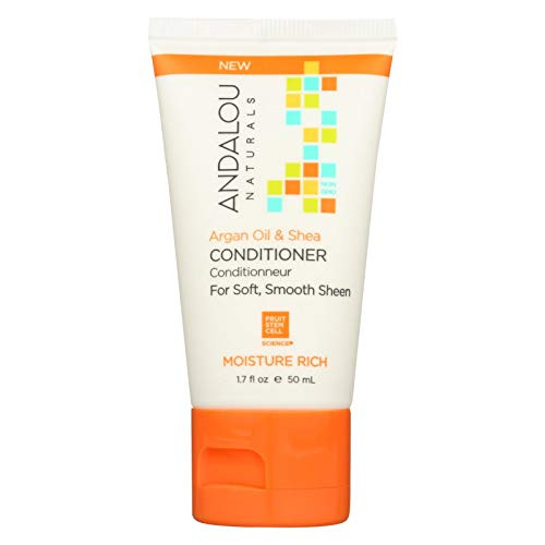 Andalou Naturals Argan Oil and Shea, Moisture Rich Conditioner, 1.7 Fluid Ounce - 6 per case.