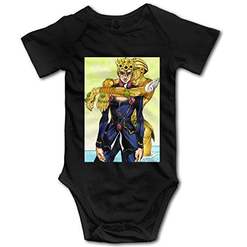 Yasia JoJo's Bizarre Adventure - Giorno Giovanna - Part 5 Golden Wind Vento Aureo Baby Onesies Short-Sleeve Bodysuit 12M Black Yasia JoJo's Bizarre Adventure - Giorno Giovanna - Part 5 Golden Wind Vento Aureo Baby Onesies Short-Sleeve Bodysuit 12M Black