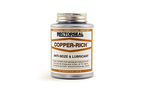 Rectorseal 72851 8-Ounce Copper-Rich Antiseize And Lubricant