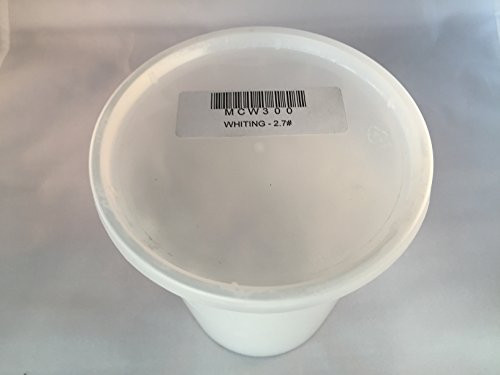 Whiting Powder for Stained Glass Cement/Putty Cleanup 3 lbs