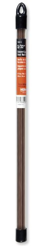 Hobart 770514 Mild Steel Copper-Coated Oxy-Acetylene Welding Rod, 3/32-by-18-Inch