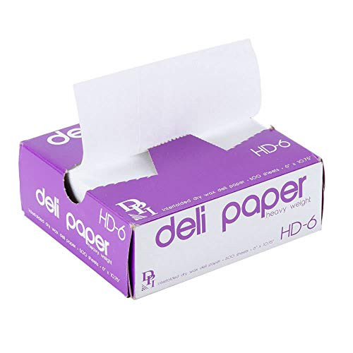 Durable Packaging HD-6 Heavy Weight Interfolded Dry Wax Deli Paper | 6" x 10 3/4" | 500 Sheets Durable Packaging HD-6 Heavy Weight Interfolded Dry Wax Deli Paper | 6" x 10 3/4" | 500 Sheets