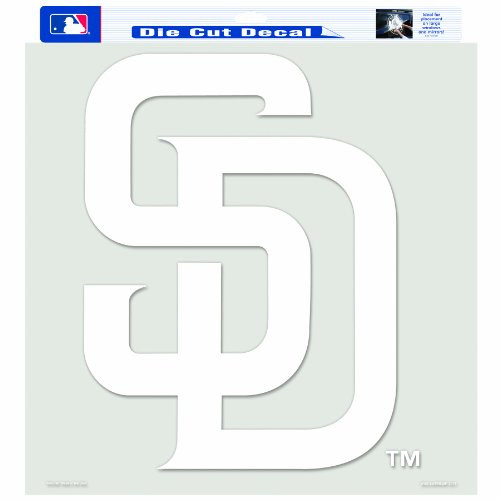 MLB San Diego Padres 18-by-18 Inch Diecut Decal MLB San Diego Padres 18-by-18 Inch Diecut Decal