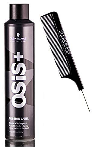 Schwarzkopf OSIS plus  Session Label TEXTURE HAIRSPRAY Buildable Texture Spray Stylist Kit Hair Spray 8.8 oz / 300 ml - ORIGINAL SIZE
