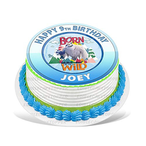 Smallfoot Round Personalized Edible Cake Image Cake Topper Decoration - 6inch  Inches Circle