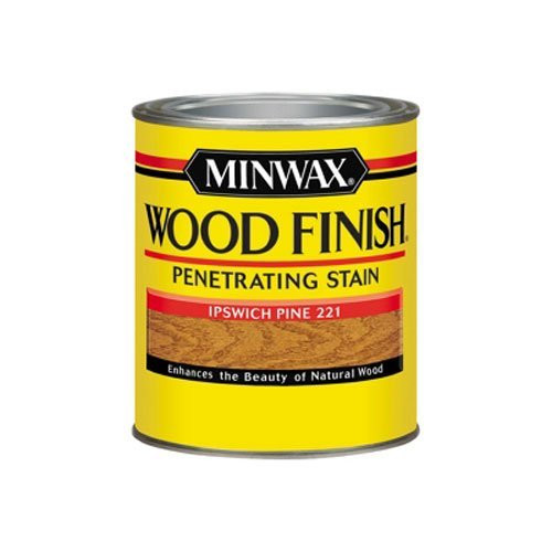 Minwax 70004444 Wood Finish Penetrating  Stain, quart, Ipswich Pine
