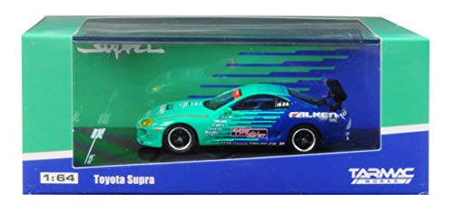 Tarmac Works Toyota Supra Falken Tires 1/64 Diecast Model Car T64-011-FAL