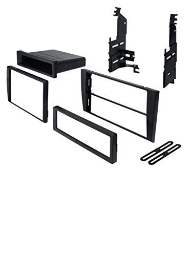 Car Stereo Radio Install Dash Mount Kit for Installing an Aftermarket Single or Double Din Radio for 1998 1999 2000 2001 2002 2003 2004 2005 Lexus GS GS300 GS400 GS430