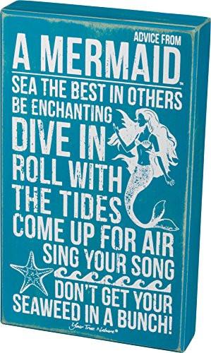 Primitives By Kathy - Box Sign - Advice From Mermaid
