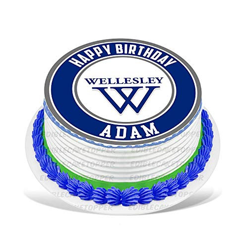 Wellesley Round Personalized Edible Cake Image Cake Topper Decoration - 7.5inch  Inches Circle