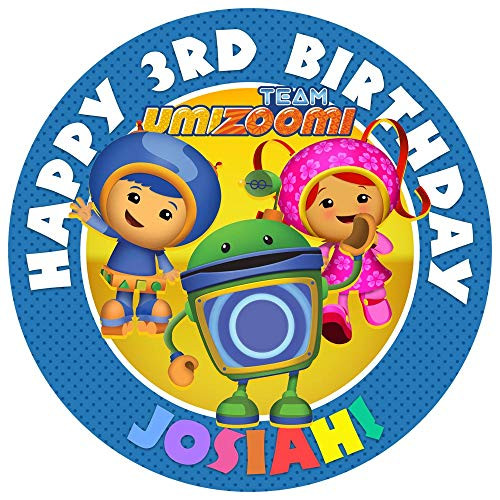 Umizzomi Round Personalized Edible Cake Image Cake Topper Decoration - 7.5inch  Inches Circle