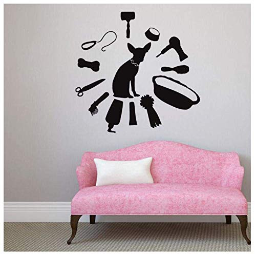 Pet Salon Vinyl Wall Decal Dog in Shower Grooming Salon Vet Clinic Mural Art Wall Sticker Pet Shop Window Glass Decoration Pet Salon Vinyl Wall Decal Dog in Shower Grooming Salon Vet Clinic Mural Art Wall Sticker Pet Shop Window Glass Decoration