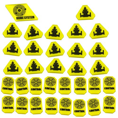 LITKO Command  and  Control Token Set Compatible with TI4, Yellow 33