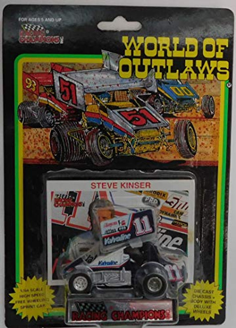 Sprint Car Steve Kinser World of Outlaws Series One 164 Scale die-cast Racer by Racing Champions Sprint Car Steve Kinser World of Outlaws Series One 164 Scale die-cast Racer by Racing Champions
