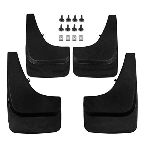 A-Premium Splash Guards Mud Flaps Mudflaps Replacement for Chevrolet Trailblazer 2002-2009 excluding LT Models Front and Rear 4-PC Set