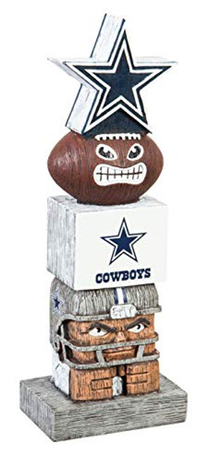 Team Sports America NFL Dallas Cowboys 12 Inch Tiki Totem Team Sports America NFL Dallas Cowboys 12 Inch Tiki Totem