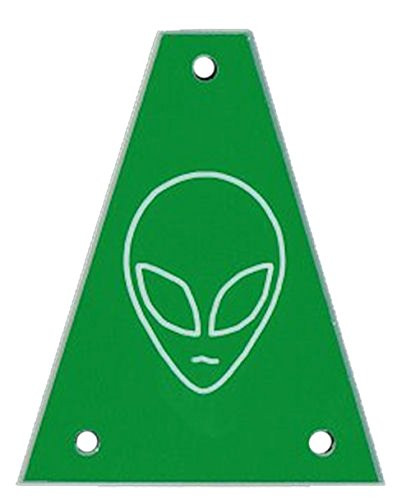 guitar parts Truss Rod Cover Custom Engraved Fits JACKSON, ALIEN HEAD GREEN