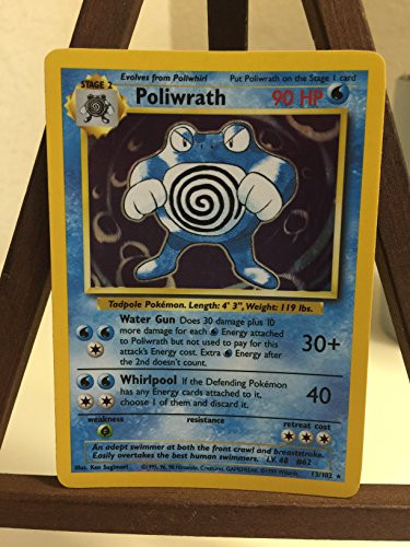 Poliwrath - 13/102 - Holo Rare - Unlimited Edition