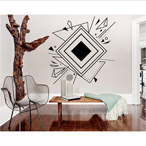 Geometric Art Wall Decor Abstract Decal Creative Office Wall Sticker Murals Decals Interior Decoration Vinyl Wallpapers 56Cm X 56Cm Geometric Art Wall Decor Abstract Decal Creative Office Wall Sticker Murals Decals Interior Decoration Vinyl Wallpapers 56Cm X 56Cm