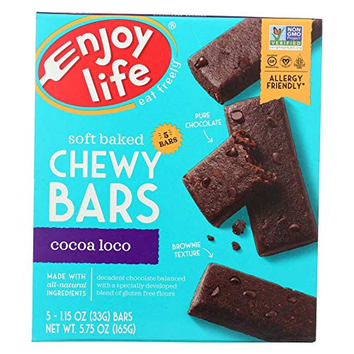 Enjoy Life Snack Bar - Coco Loco - Gluten Free - 5 oz - case of 6 - Baked Chewy Bars - Non GMO