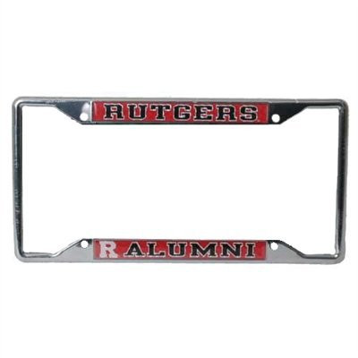 Stockdale Rutgers Scarlet Knights Alumni Metal License Plate Frame W/Domed Insert
