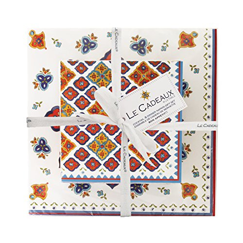 Le Cadeaux Marrakech Cocktail and Dinner Napkin Set