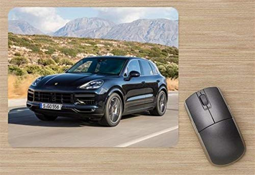 Porsche Cayenne Turbo 2018 Mouse Pad, Printed Mousepad