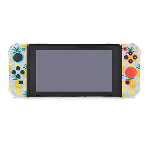 Protective Case Cover for Nintendo Switch Yellow Pineapples Dockable Case Compatible with Nintendo Switch Console and Joy-Con Controller
