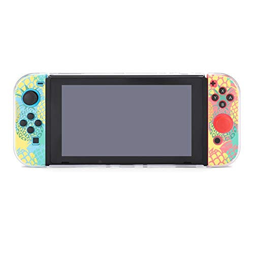 Protective Case Cover for Nintendo Switch Pineapples Tropical Dockable Case Compatible with Nintendo Switch Console and Joy-Con Controller
