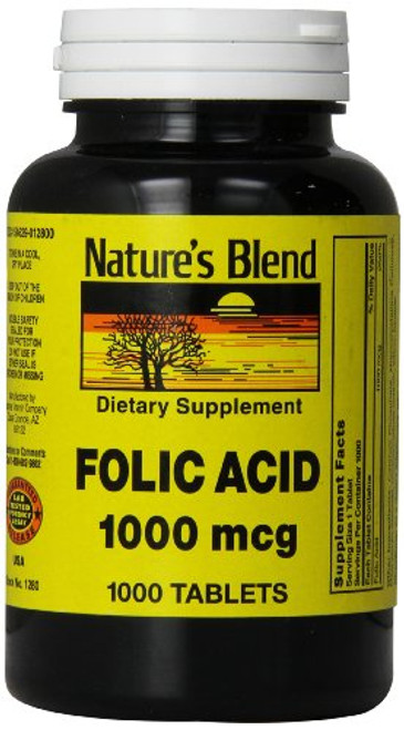 Folic Acid 1000 mcg 1Vitamin 000 mcg 1000 Tabs
