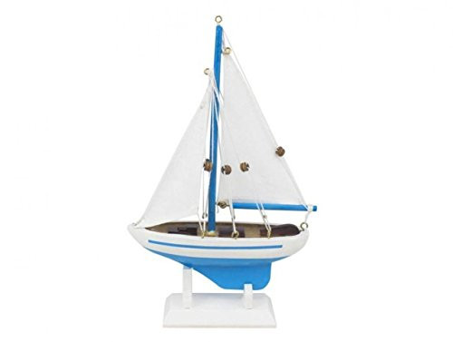 Hampton Nautical Sailboat 9-112 Wooden Light Blue Pacific Sailer Sailboat 9-112 Sailboat Decoration 9" - Nautical Decor - Nautical Home Decoration Hampton Nautical Sailboat 9-112 Wooden Light Blue Pacific Sailer Sailboat 9-112 Sailboat Decoration 9" - Nautical Decor - Nautical Home Decoration