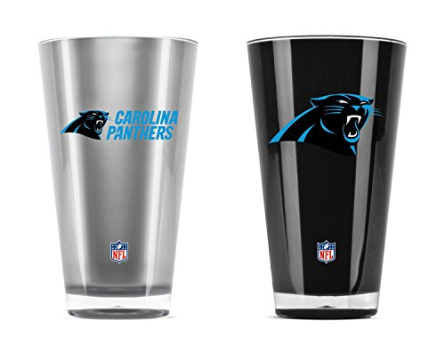 Duck House NFL Carolina Panthers 20oz Insulated Acrylic Tumbler Set of 2