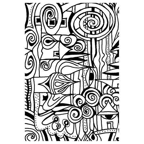 Efco Stamp Clear Village A7 / 74 x 105 mm 1 Part Transparent, 11 x 8 x 2 cm