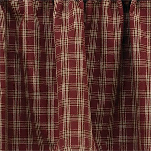 Sturbridge Wine 72"X36" Curtain Tiers