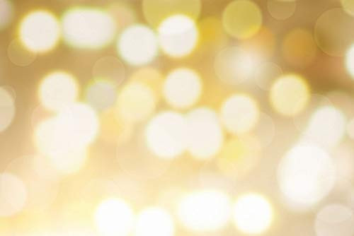 ING Wall Art Print on Canvas32x21 inches- Abstract Background Golden Wallpaper Yellow Bokeh