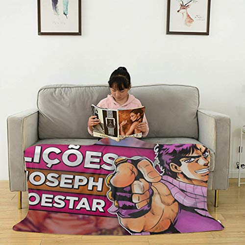 Joseph Joestar Blanket Throw Super Soft Hypoallergenic Plush Bed Couch Living Room 50inch  x 40inch  inch