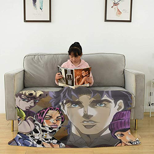 Jonathan Joestar Blanket Throw Super Soft Hypoallergenic Plush Bed Couch Living Room 50inch  x 40inch  inch