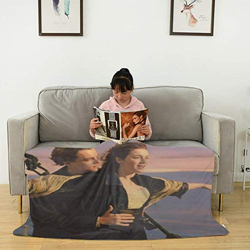 Titanic Movie Blanket Throw Super Soft Hypoallergenic Plush Bed Couch Living Room 50inch  x 40inch  inch