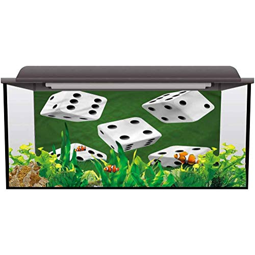 ScottDecor Seabed World Backdrop Modern,Casino Rolling Dice Set PVC Adhesive L24 X H12 Inch ScottDecor Seabed World Backdrop Modern,Casino Rolling Dice Set PVC Adhesive L24 X H12 Inch