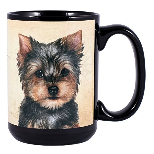 Yorkie Dog Breed Traits Ceramic Stoneware 15 Ounce Mug